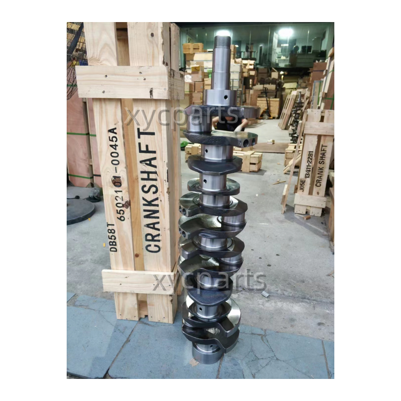 factory direct sale DB58 DB58T Crankshaft DBTIS crankshaft 65.02101-0045A Forklift Diesel Enginefor doosan excavator parts