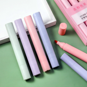 pcs/Set Highlighter Pen Kawaii Candy Color Markers Fast Dry resaltadores color pastel School Stationery Supplies