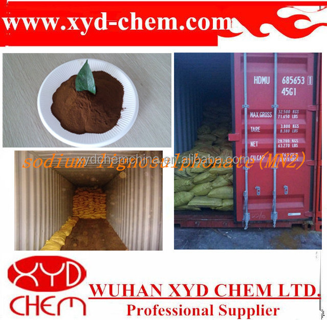 ligno sulphonate na construction yellow brown powder as ceramic additives / leather additives / binder/ filler