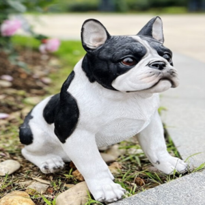 New Arrival Gallery Decoration Resin Sculpture Painting Dog Statue for Home Decoration