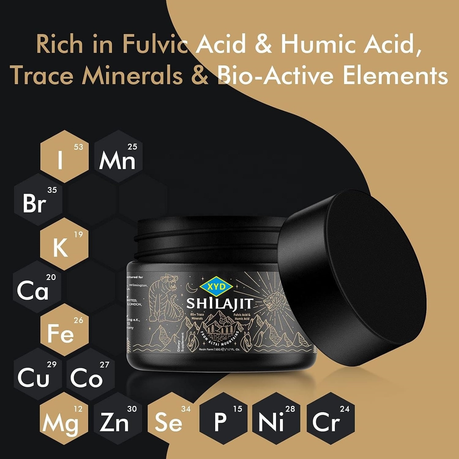 OEM Private Label Pure Natural Shilajit Extract Liquid Himalayan Shilajit Resin Shilajit Capsules