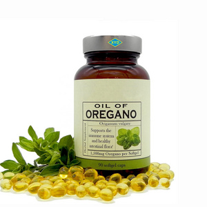 OEM Private Label Wholesale Nature 100% Pure Oregano Oil Carvacrol  Softgel Capsules