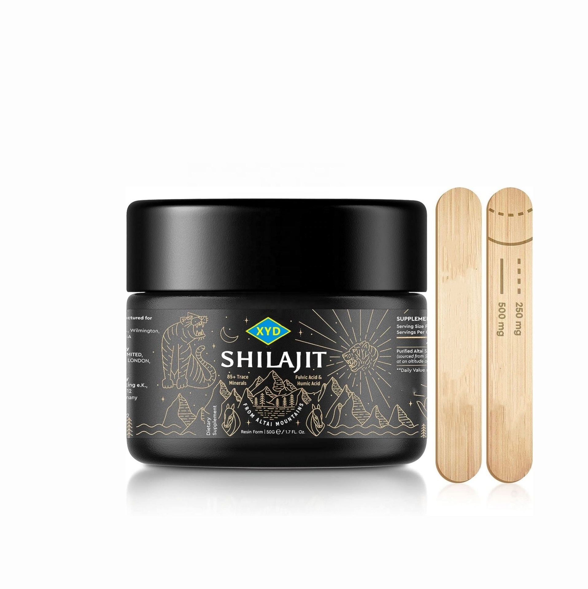 OEM Private Label Pure Natural Shilajit Extract Liquid Himalayan Shilajit Resin Shilajit Capsules