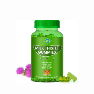 OEM Private Label Milk Thistle Gummies Alcohol Hangover Gummies for Anti hangover recovery prevention