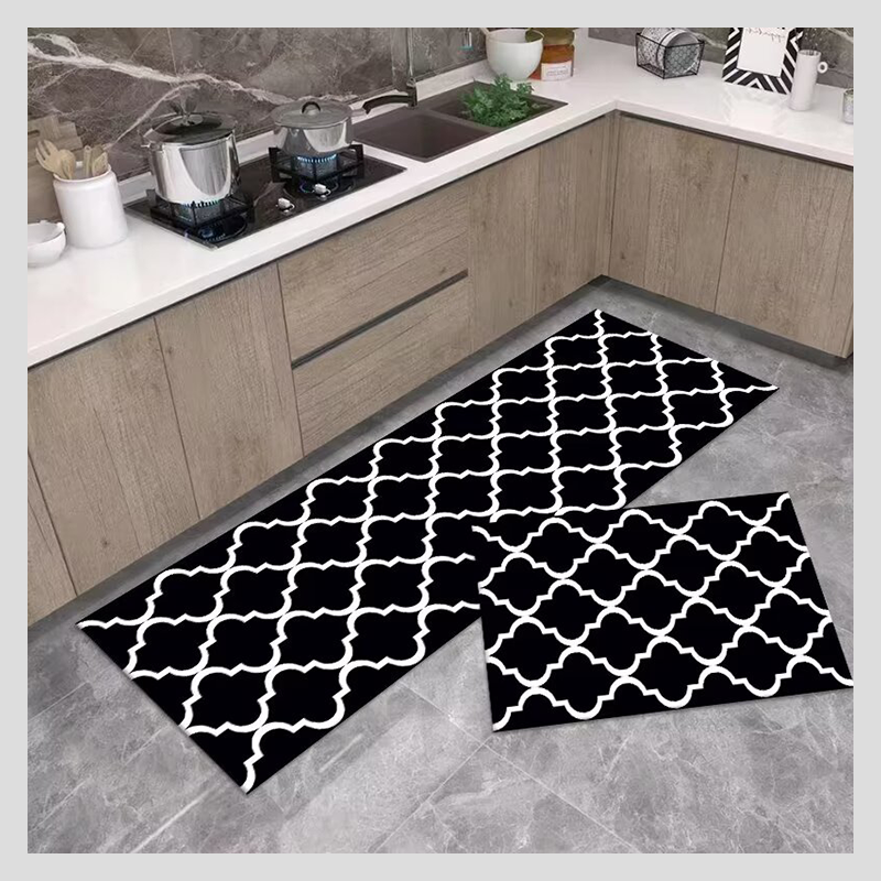 Modern Kitchen Super Absorbent Soft Anti Fatigue Crystal Velvet Floor Mat