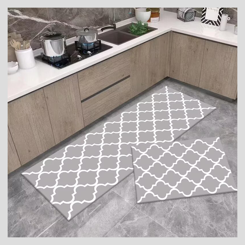 Modern Kitchen Super Absorbent Soft Anti Fatigue Crystal Velvet Floor Mat