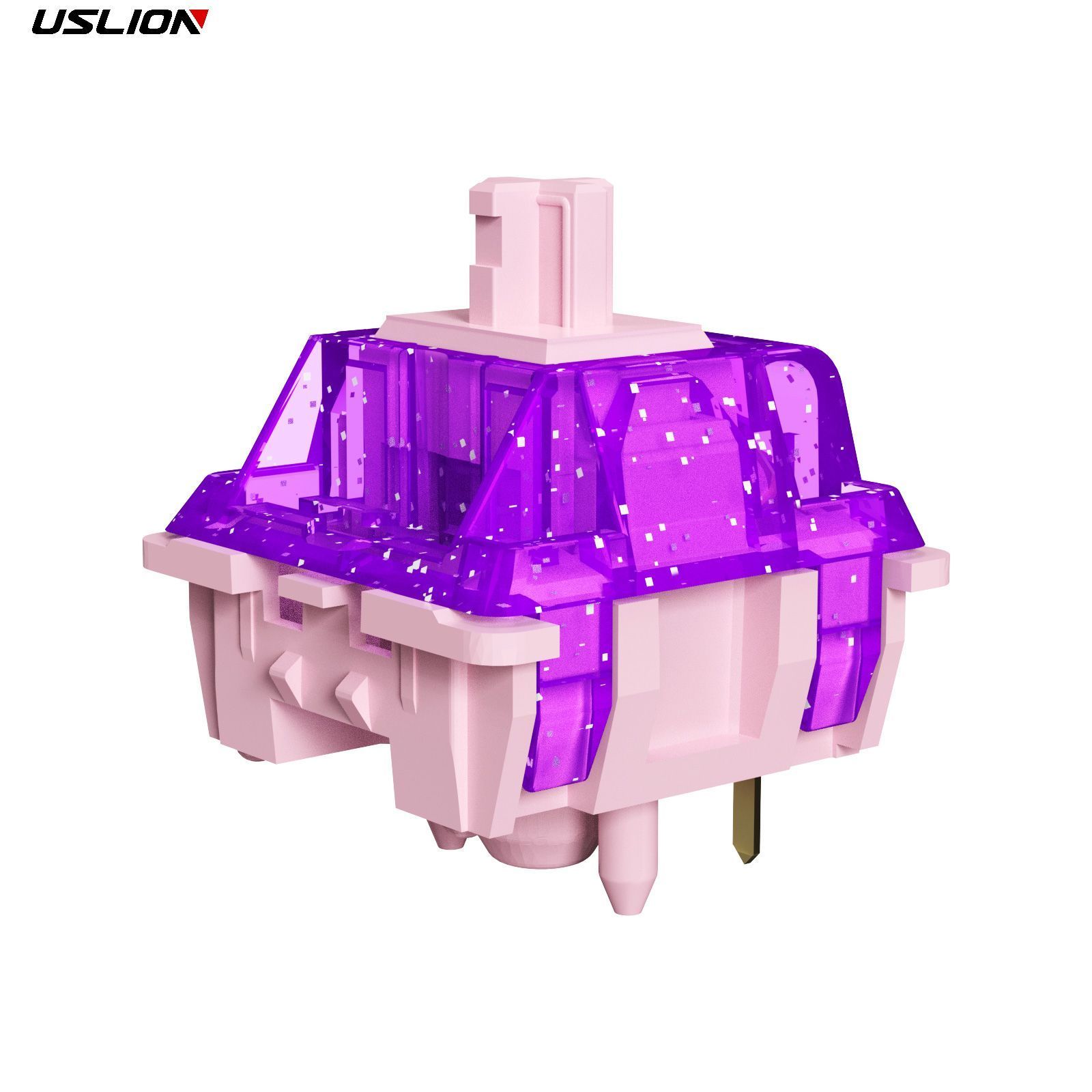 USLION F.S Purple Night Switches Mechanical Keyboard Linear 5 Pins POM Keyboard Switches