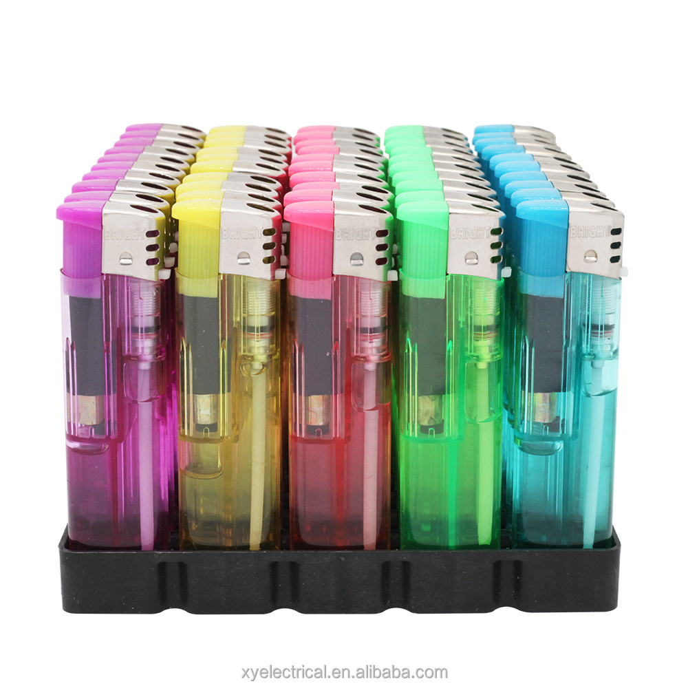 OEM lighter factory mini pocket translucent plastic gas cigar butane candle lighter