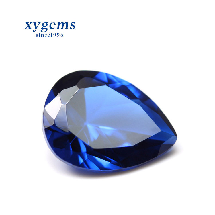 xygems sintered magnesium aluminate fused rough loose gems buyer in china price per carat blue synthetic spinel 113# gemstone