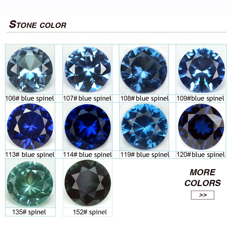 xygems sintered magnesium aluminate fused rough loose gems buyer in china price per carat blue synthetic spinel 113# gemstone