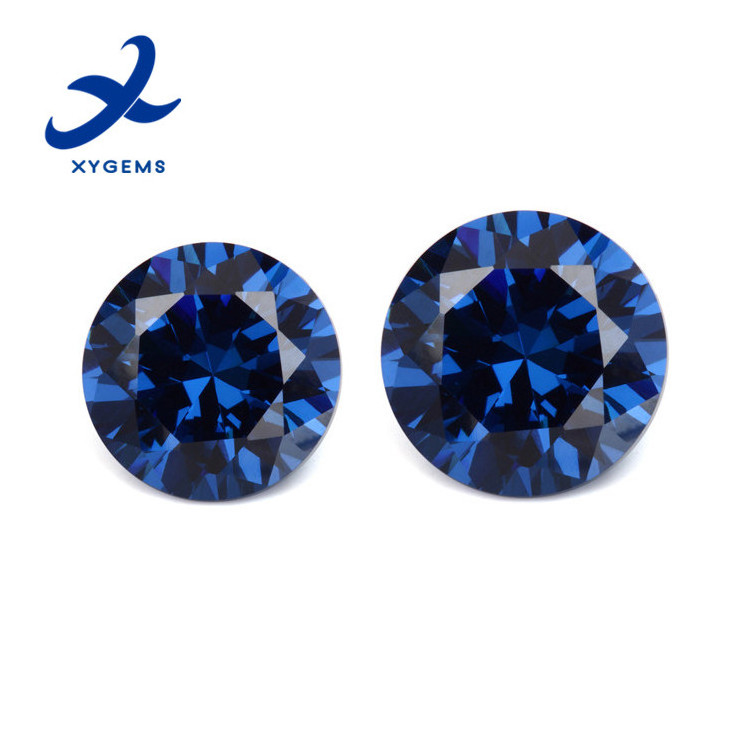 AAA loose gemstone wholesale price 1mm brilliant cut cz rough round color cubic zirconia