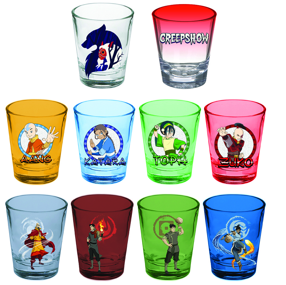 Factory custom made various colors and technical available oem glassware 1.5 oz shot glasses custom logo