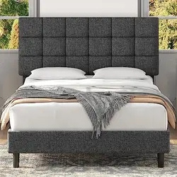 Wood Modern Bed Design Full Size Wooden Bed Frame With Headboard  Queen Size Bed Designs