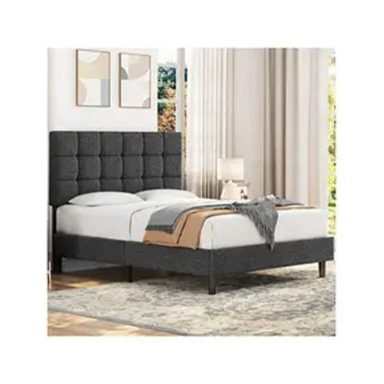 Wood Modern Bed Design Full Size Wooden Bed Frame With Headboard  Queen Size Bed Designs