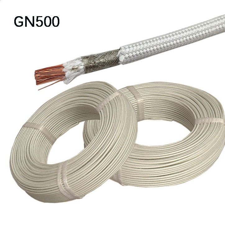 Electrical power GN500 mica wrapping glass fiber resistance high temperature wire and cable for Melt-blown machine