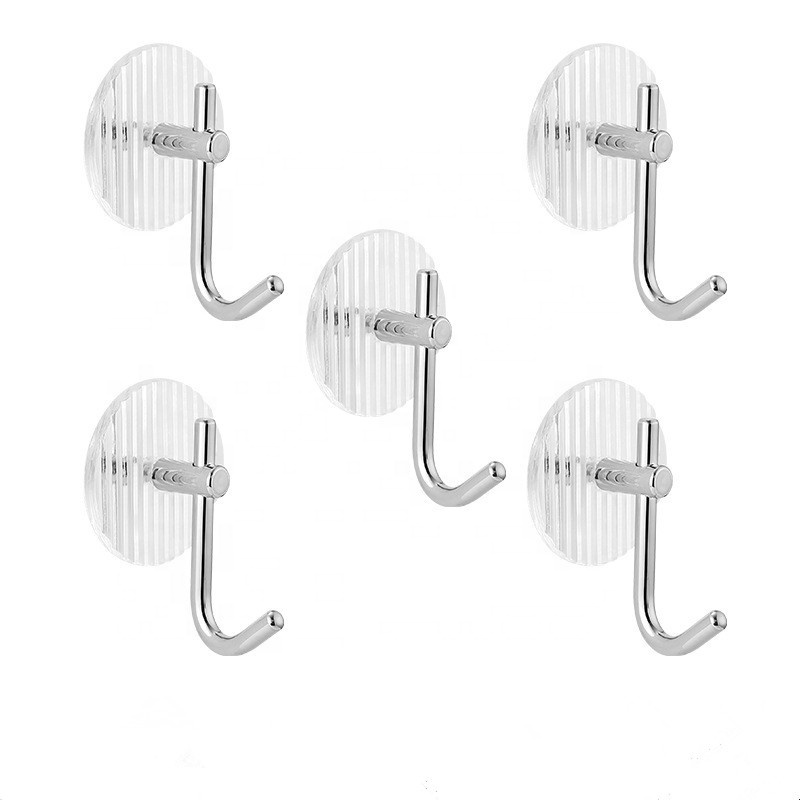 Nordic Acrylic Metal Wall Hook for Towel Hook Bathroom Towel Clothes Hanging