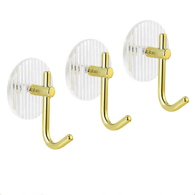 Nordic Acrylic Metal Wall Hook for Towel Hook Bathroom Towel Clothes Hanging