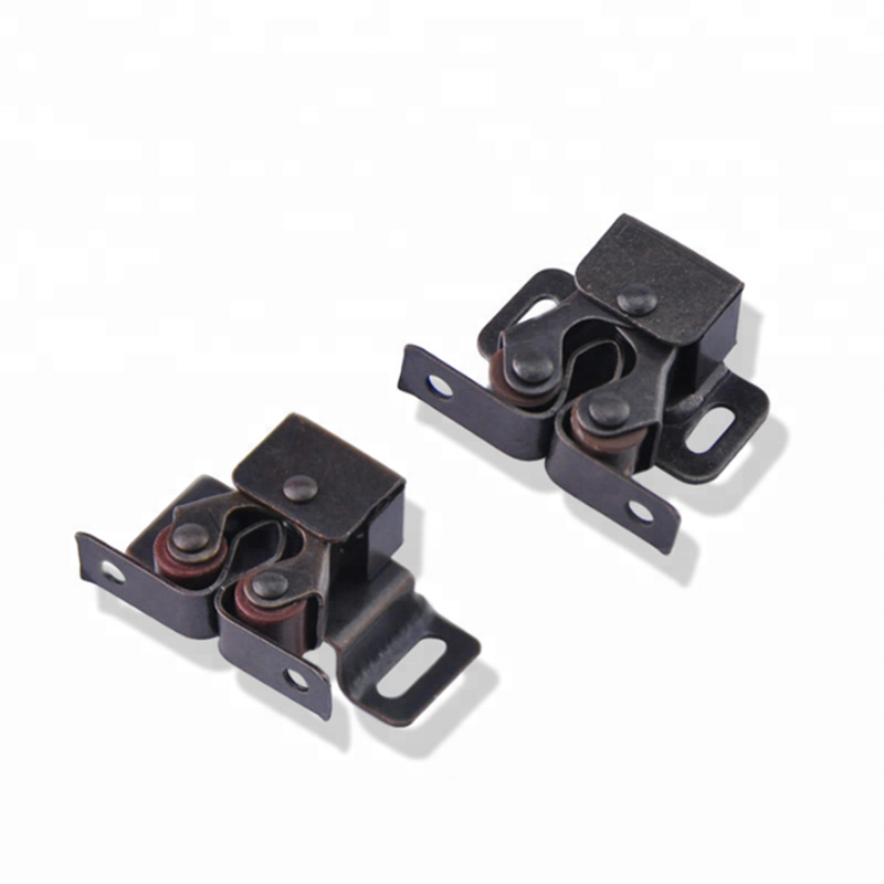 Double Twin Roller Door Catch Latch Cupboard Cabinet mini latch