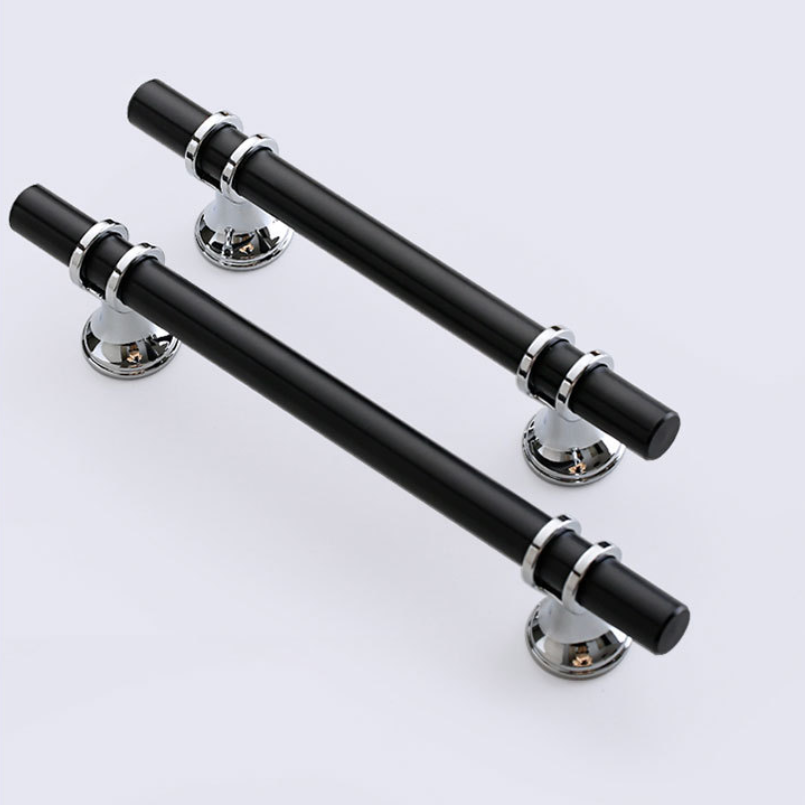 Hotsale Modern Simple Styles Pull Cabinet Handle Black Wardrobe Handles