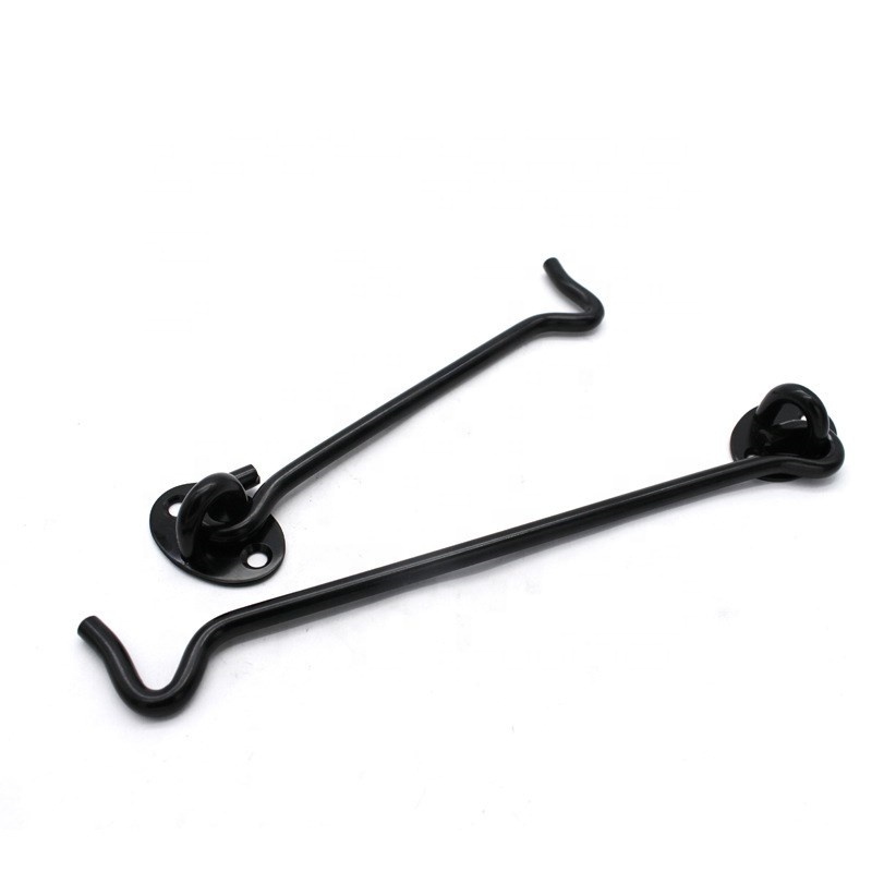 Black Stainless Steel Hook and Eye Window Support Hook