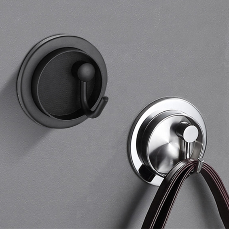 Stainless Steel Hidden Clothes Hook Black Decorative Wall Hooks Towel Robe Key Hooks Towel Holder Hooks