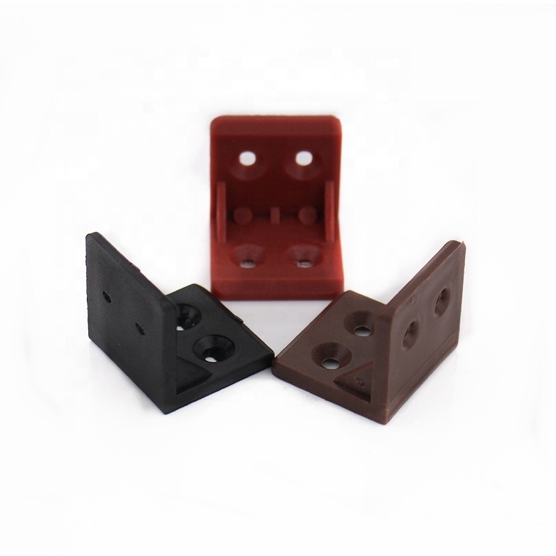 Furniture Hardware Accessories plastic cabinet corner brackets small angle