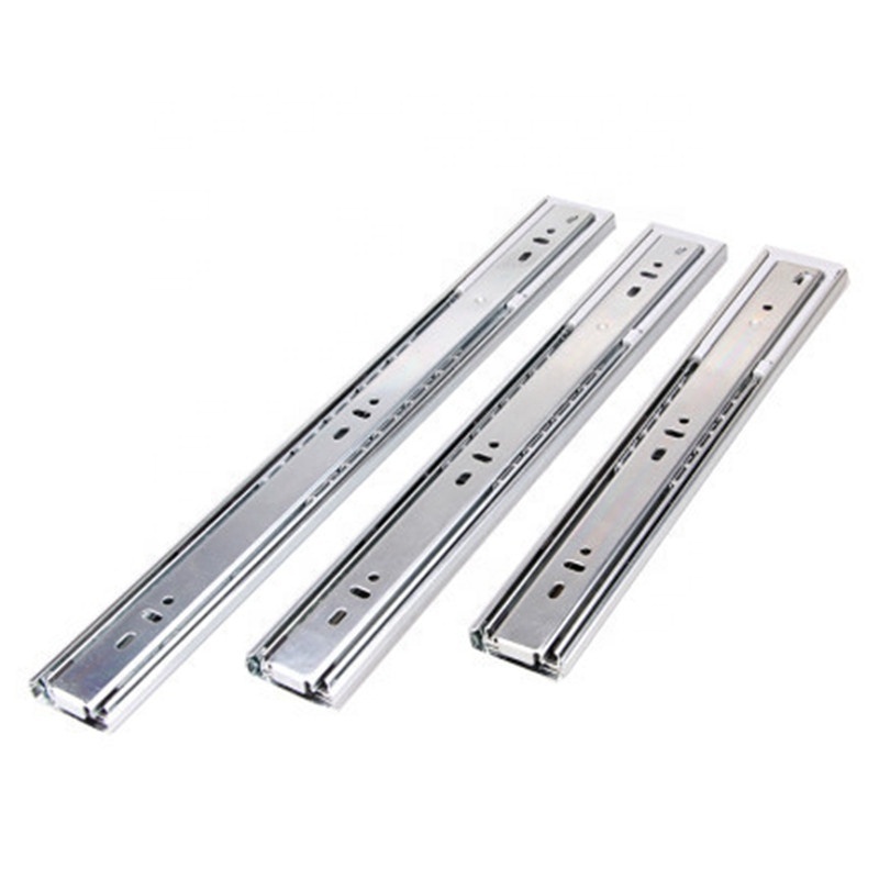 three fold full extension ball bearing soft close drawer slides