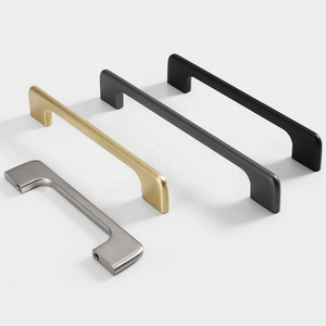 Cupboard Modern Brushed Nickel Cabinet Kitchen Pulls Drawer Handle For Cabinets