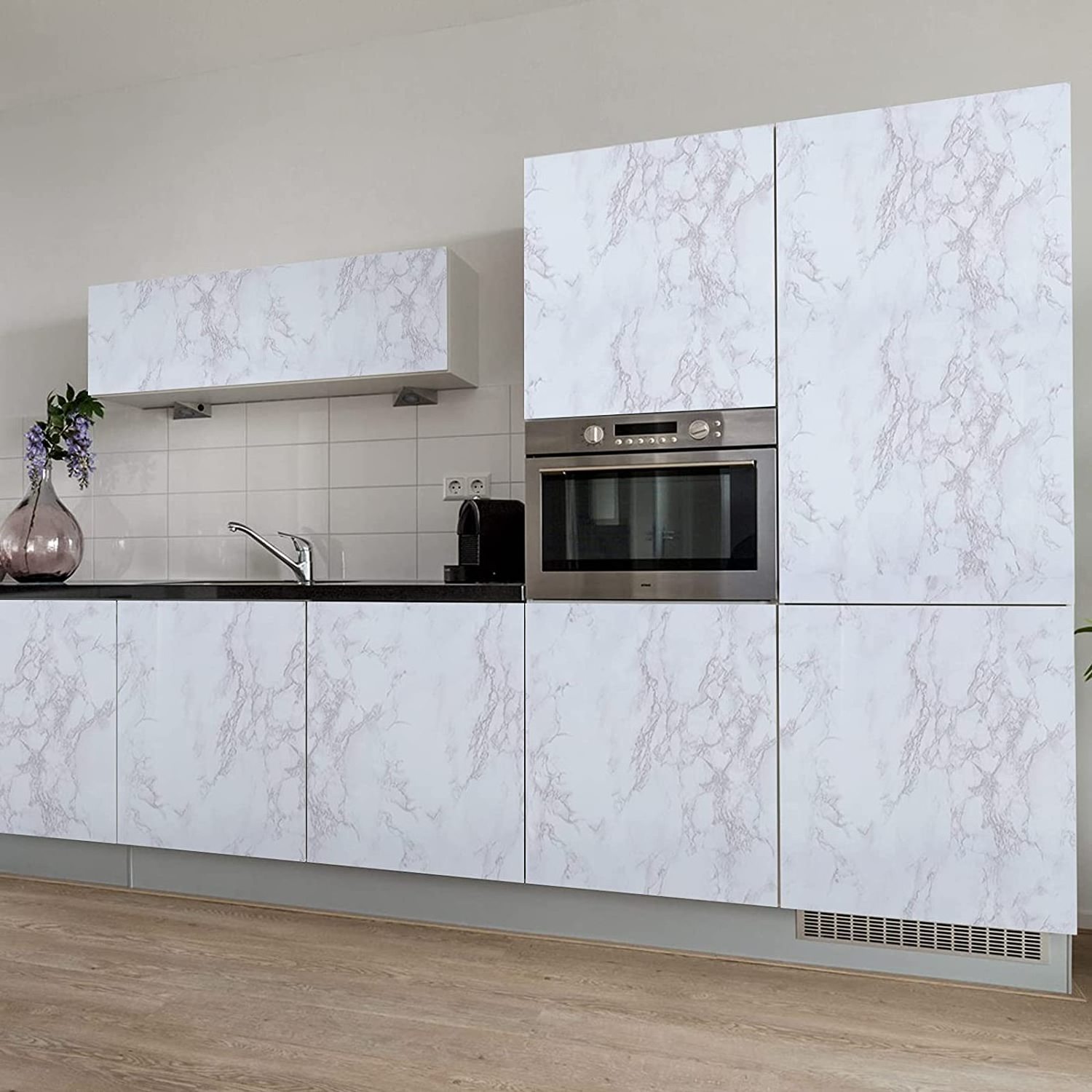 Wholesale Factory Price PVC Multiple Colors and Patterns Kitchen Marble Texture Wall Sticker for Home Decoration