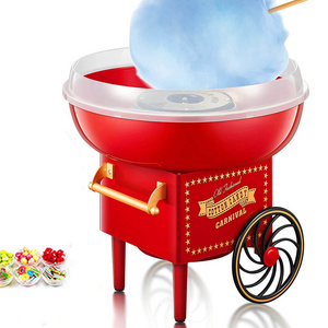 Hot Sale Mini Homemade Electric Cotton Candy Floss Maker Portable Marshmallow Cotton Candy Cart Machine