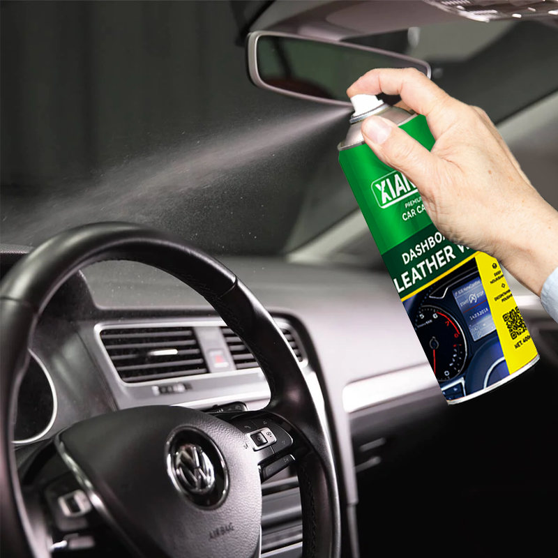 Wholesale Hot Sale shining car polish car care Aerosol Spray Dashboard Wax