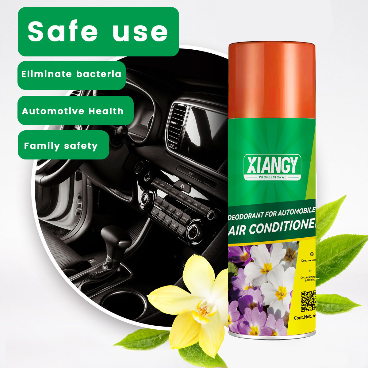 Cheap Price Aerosol Disinfection Sterilization And Deodorization Air Conditioning Refresher Car A/C Vent Odor Eliminator