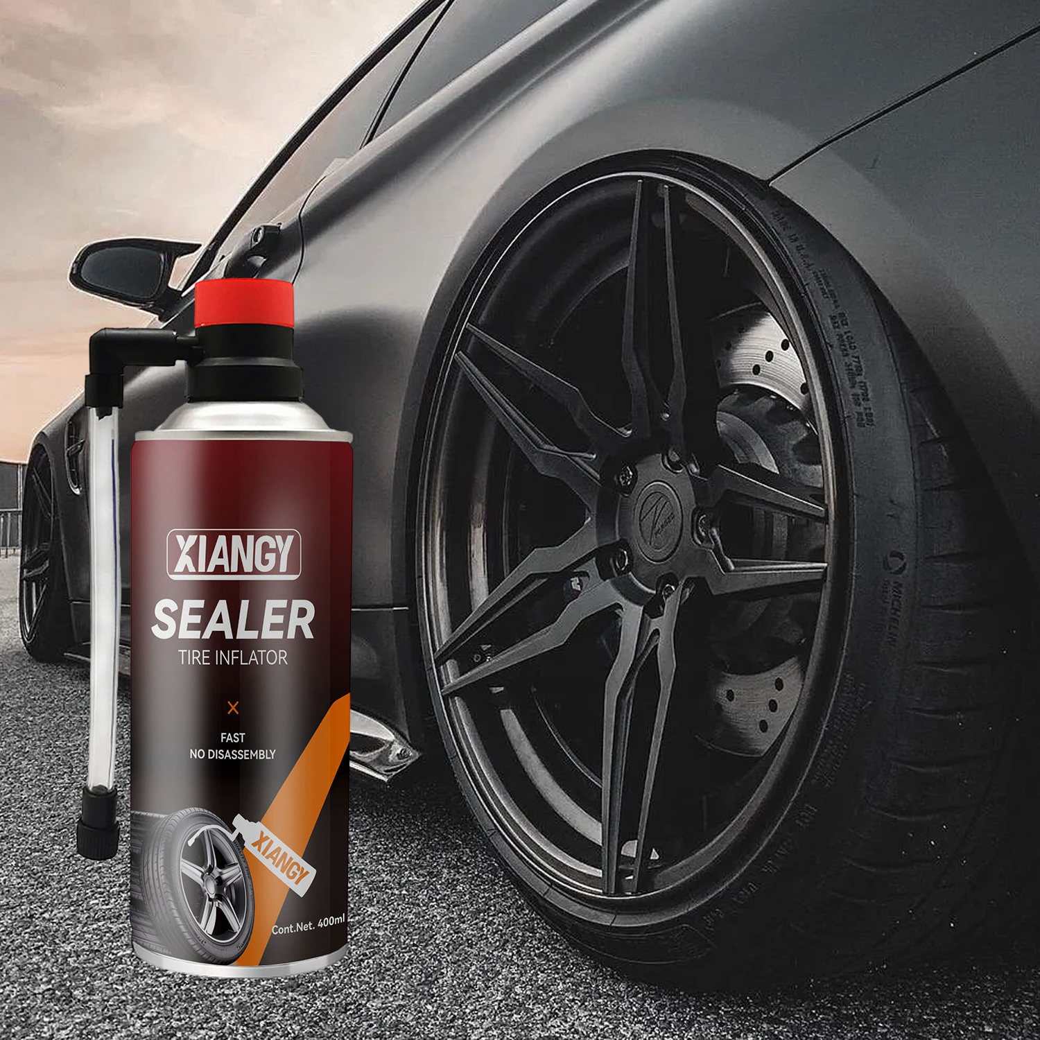 Factory wholesale 450ml  tyre repair kit foam Tire Puncture Repair Sealant,Prevent And Repair,All Off-highway Tubeless Tires