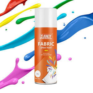 Wholesale Silver Coating Fabric Waterproof&Fragrance Acrylic Fabric Colors Spray Paint  Glitter Fabric Paint For Clothes