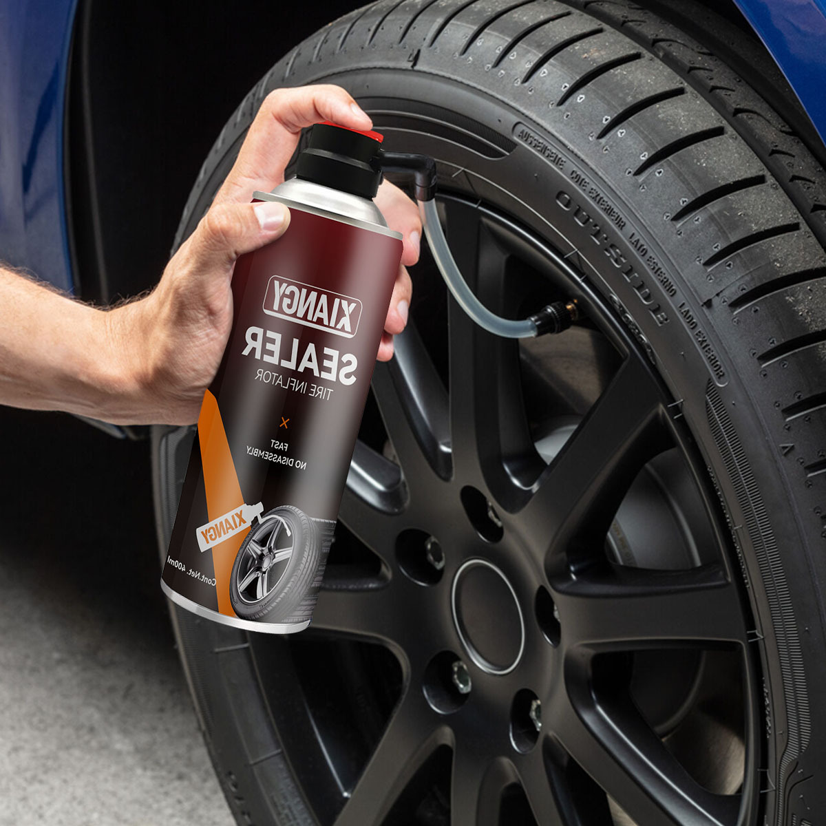 High-Quality Tire Sealer Puncture Repair and Sealant Spray for Cars and Motorcycles Fluid Aerosol