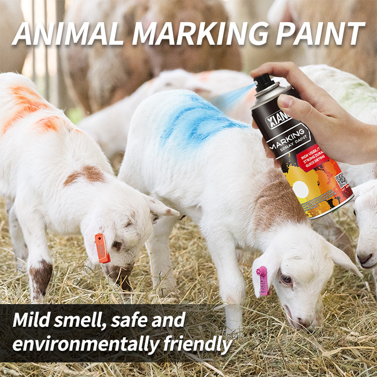 Eco-friendly Formula Acrylic Coating  Glow in the dark Strong Weather Resistance Road Marking Paint Animal Marking Spray Paint