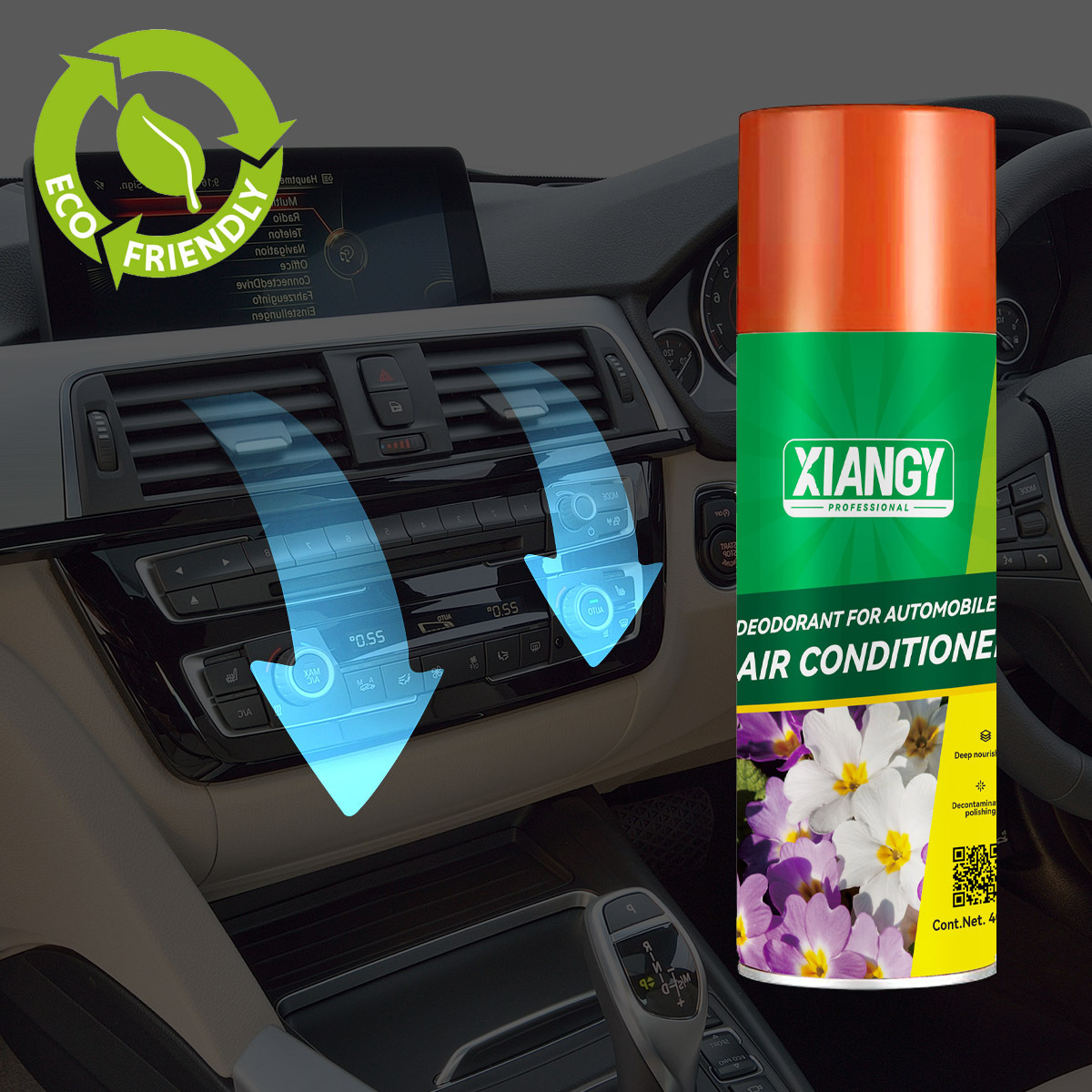 Cheap Price Aerosol Disinfection Sterilization And Deodorization Air Conditioning Refresher Car A/C Vent Odor Eliminator