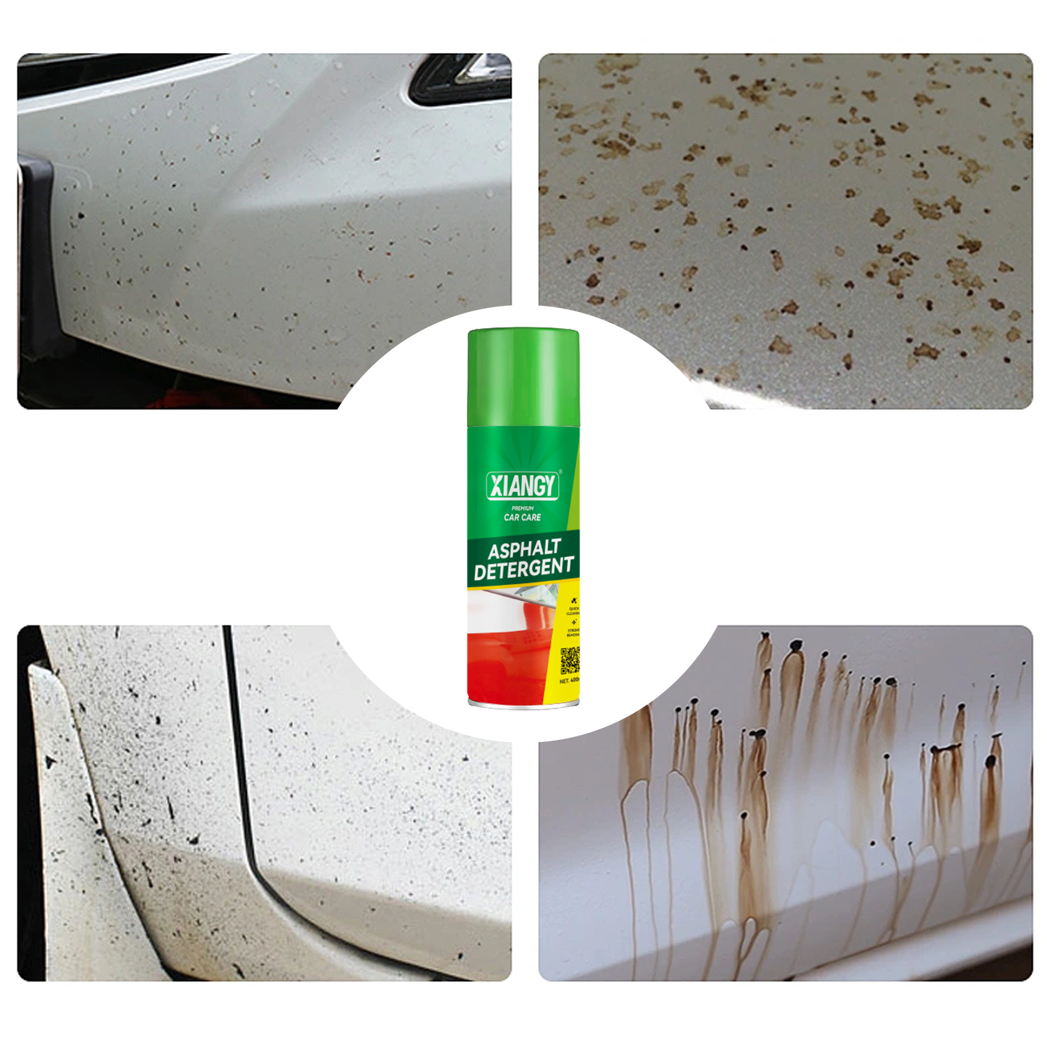 Factory OEM 450ML  Iron & Bug And Tar Remover Spray For Cleaning Asphalt Cleaner For Car Surfaces