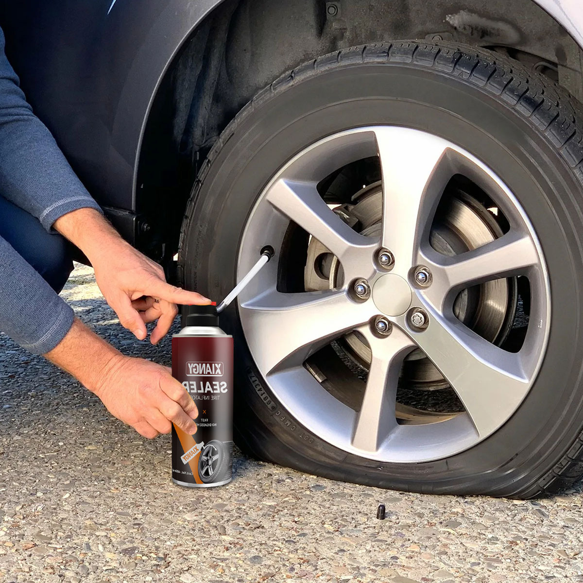 High-Quality Tire Sealer Puncture Repair and Sealant Spray for Cars and Motorcycles Fluid Aerosol