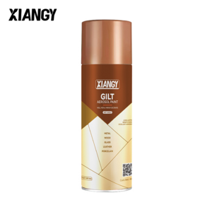 400ML Factory Acrylic Gold Spray Paint luxury Decorative Metallic Luster for Stainless Steel Polishing