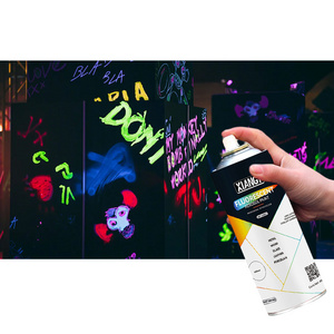 Factory wholesale 400ML Aerosol Fluorescent Aerosol Spray Paint for Concrete Pavement Road Fluorescent