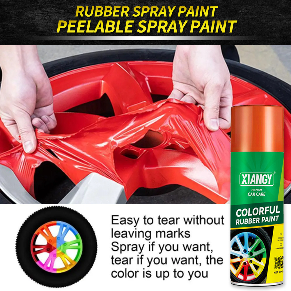 Manufacturer High Quality Soft Touch Peelable Color Car Rubber Coating Spray Rubber Paint