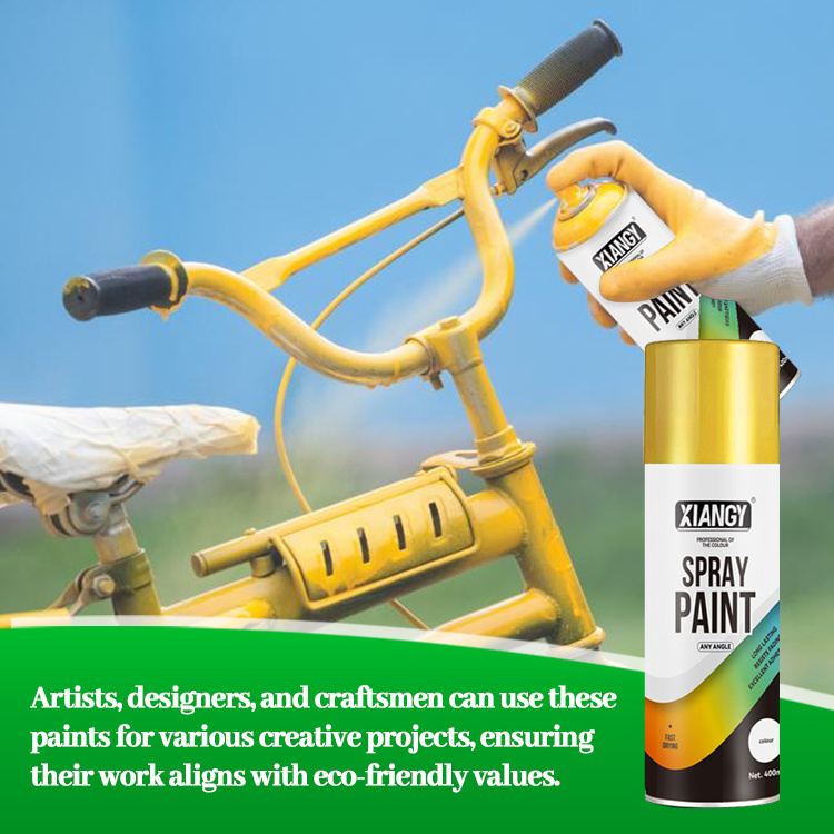 Free Sample PVC Paste Resin Fabric Coating Epoxy Aerosol Graffiti Spray Paint Acrylic Resin VOC-free Gold Rust Removal Paint