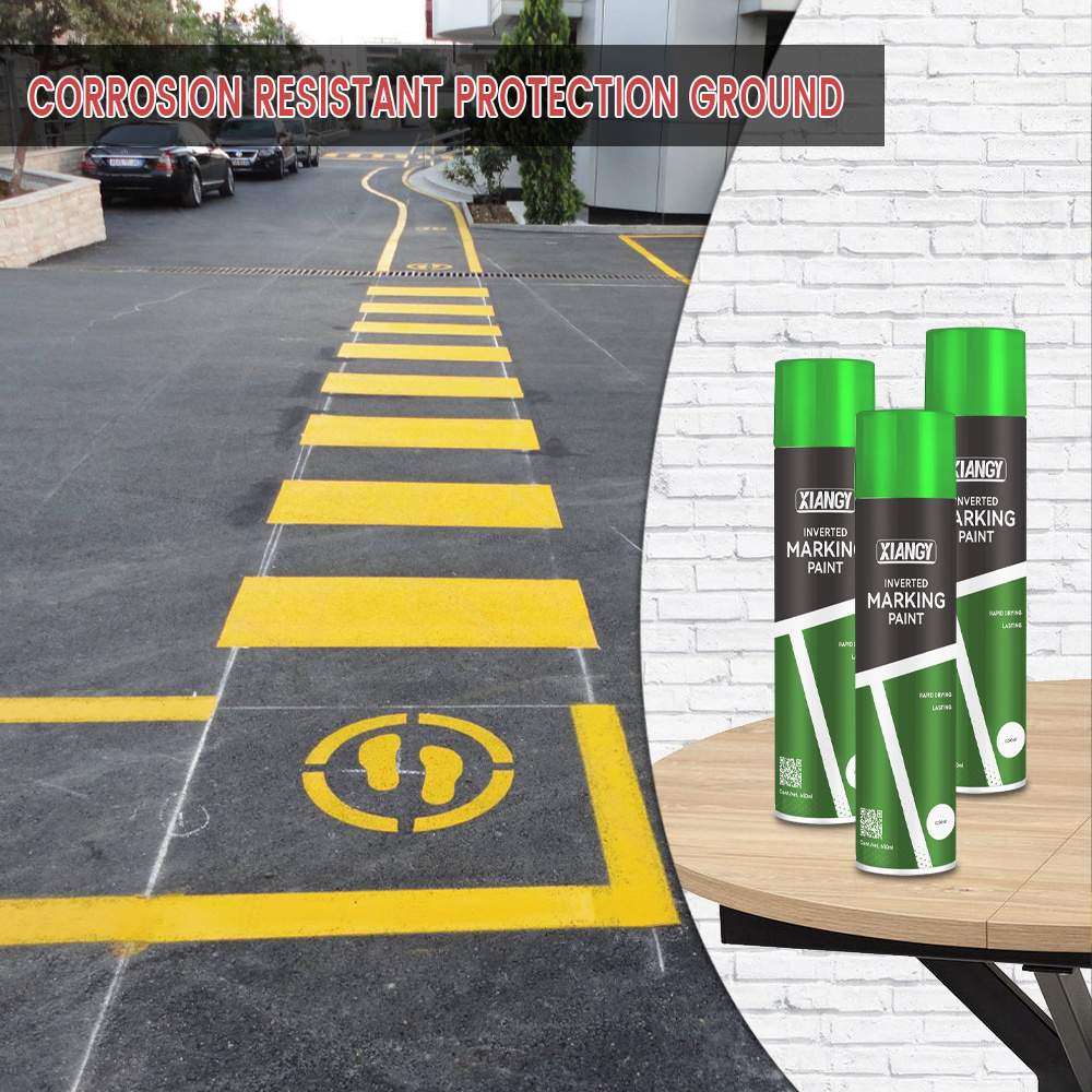 Factory wholesale  750ML Factory  Road Reflective Line Mark Spray Paint For Road Construction Reflective Paint,