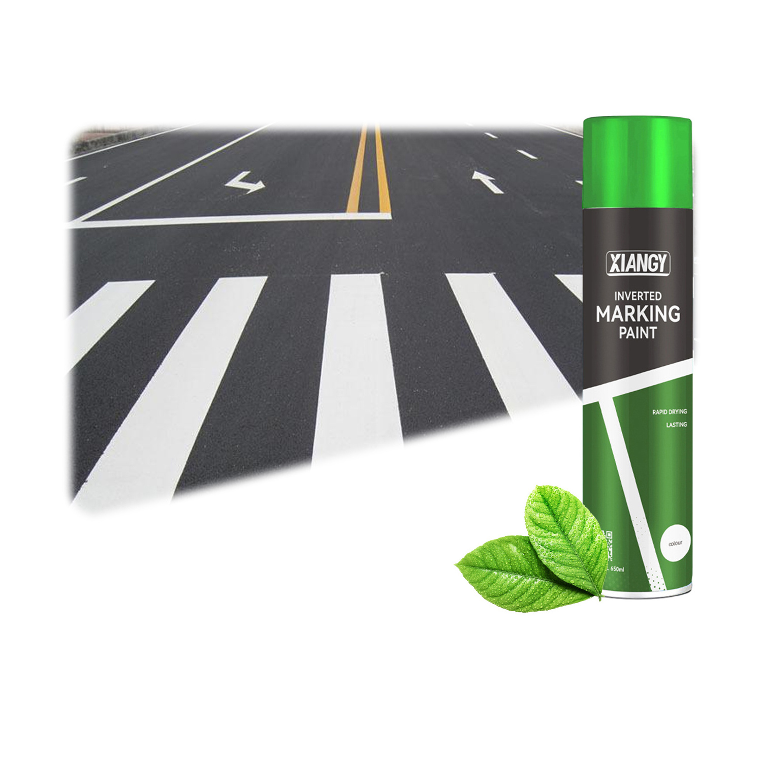 Factory wholesale  750ML Aerosol Acrylic Road Markings spray Paint