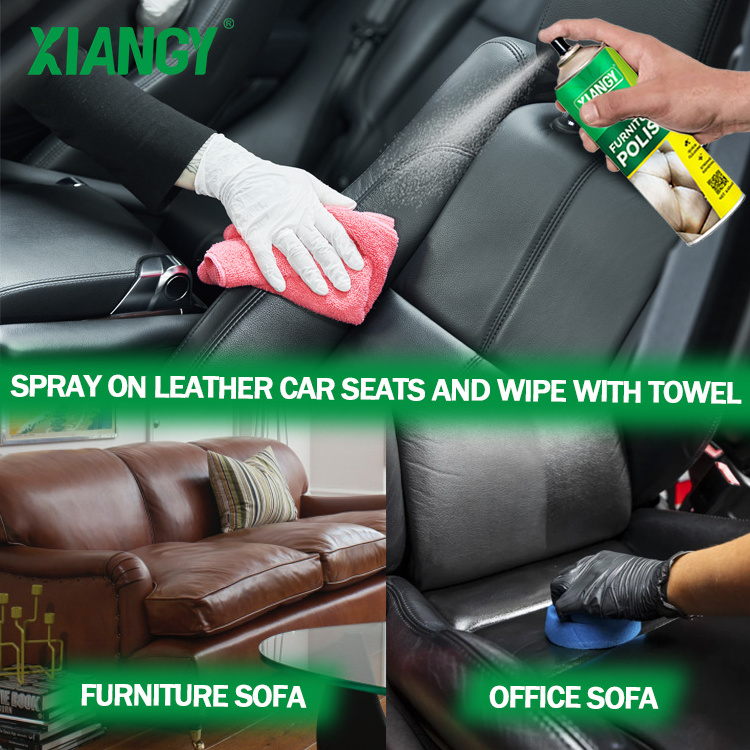 Super effective aerosol car seat interior detailing Leather Cleaner spray car care