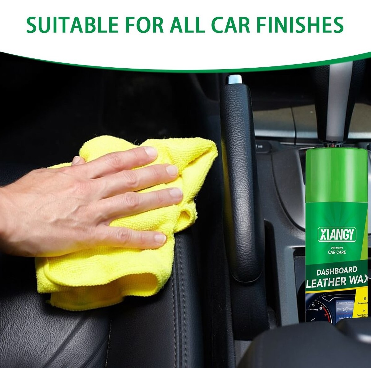 Dashboard Leather Wax car INTERIOR maintenance fragrance dust coating plastic retreading agent Polishing  special AEROSOL