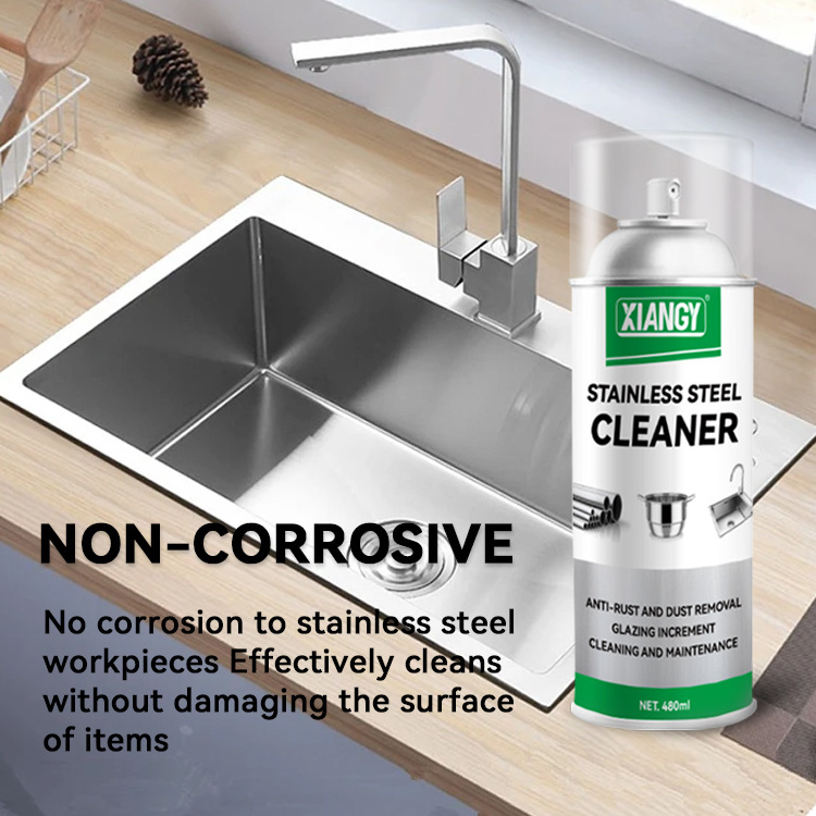 Chrome & Aluminum Conditioner Spray For Cleaning Pots Pans Cooktop & Kitchen Appliances - Clean &Polish Stainless Steel Cleaner