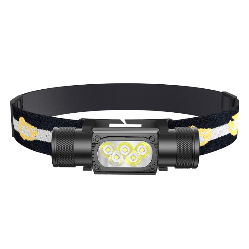 Portable Powerful Waterproof Head Torch Rechargeable 1500LM Head Lamp Five Modes Head Torch LED