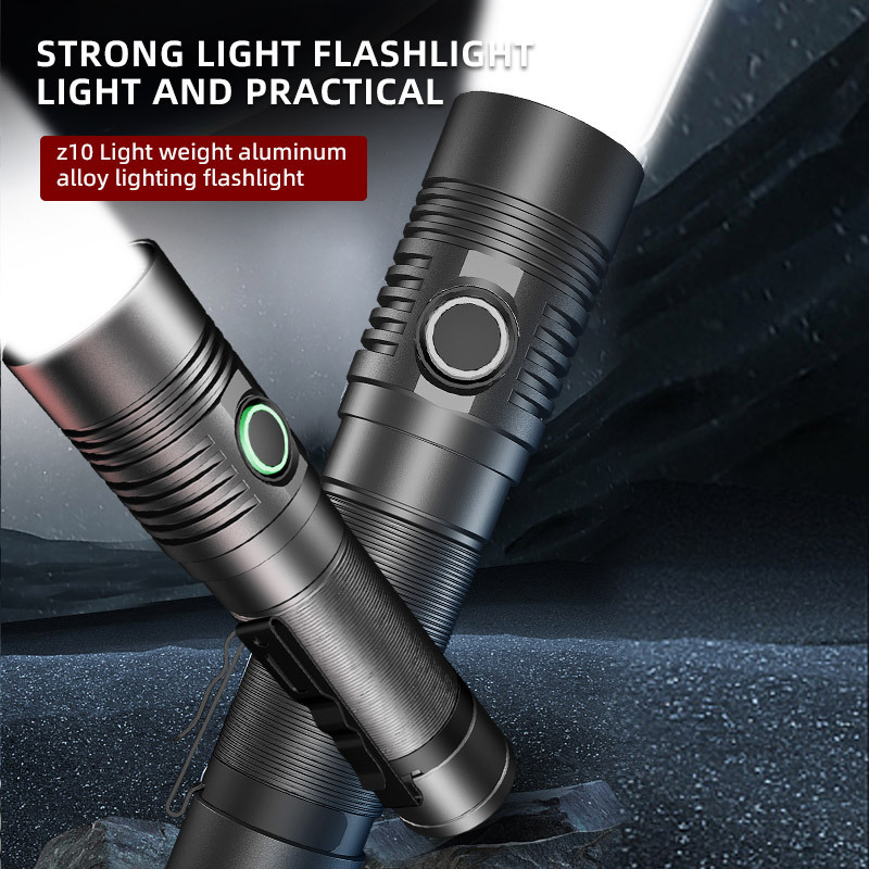 High Lumens SST40 Rechargeable 21700 Battery Led Flashlights Torch Tactical Flash Light Outdoor IP66 Waterproof Hunting